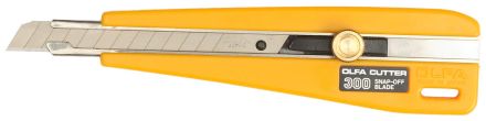 Нож с выдвижным лезвием OLFA с фиксатором 9 мм OL-300