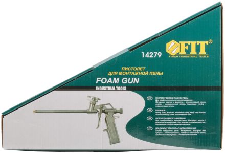 Пистолет для монтажной пены цельнометаллический FIT 14279