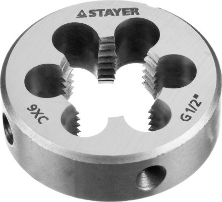 Плашка круглая ручная STAYER MASTER 9ХС для трубной резьбы G 1 28029-1