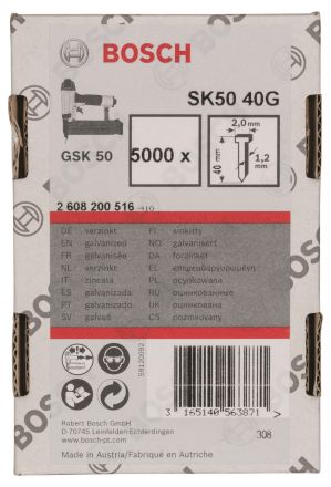 Штифты 5000 шт 40 мм для GSK 50 SK50 40G BOSCH 2608200516