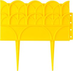 Бордюр декоративный для цветников GRINDA 14х310 см, желтый 422223-Y