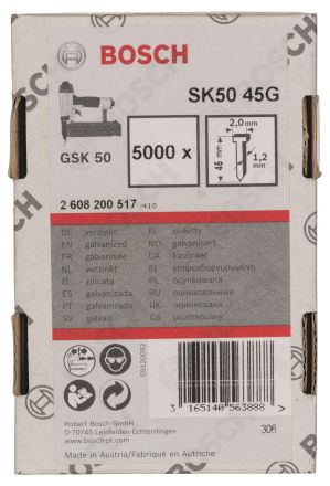 Штифты 5000 шт 45 мм для GSK 50 SK50 45G BOSCH 2608200517