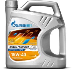 Масло дизельное Diesel Prioritet 15W-40 4л GAZPROMNEFT 2389901345
