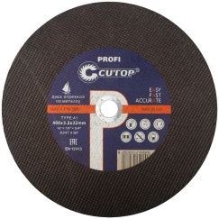 Профессиональный диск отрезной по металлу Т41-400 х 3,2 х 32 (5/25), Cutop Profi CUTOP 39998т