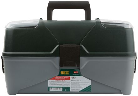 Ящик для инструмента раздвижной пластиковый с 3-мя кантилеверами отделениями 18&quot; ( 465х230х250 мм ) FIT 65675