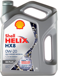 Моторное масло Helix HX8 SN 0W-20 4 л SHELL 550055119