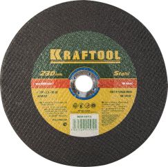 Круг отрезной абразивный по металлу KRAFTOOL 230x2,5x22,23 мм 36250-230-2.5