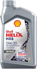 Моторное масло Helix HX8 SN 0W-20 1 л SHELL 550055160