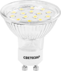 Лампа светодиодная LED technology GU10 теплый белый свет 3000 К 3 Вт СВЕТОЗАР 44560-25_z01