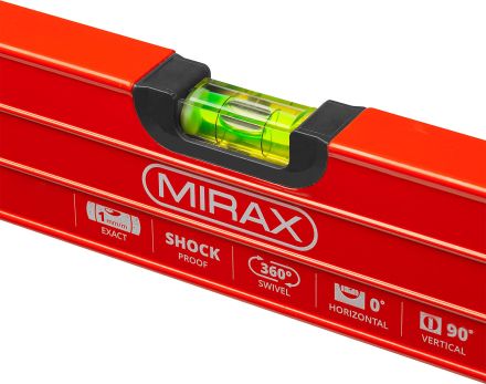 Уровень коробчатый усиленный 3 ампулы 600 мм MIRAX 34603-060