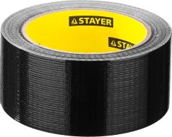 Армированная лента STAYER Professional 48мм х 25м черная 12086-50-25