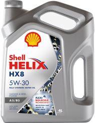 Моторное масло HELIX HX8 A5/B5 5W-30 4 л SHELL 550046777